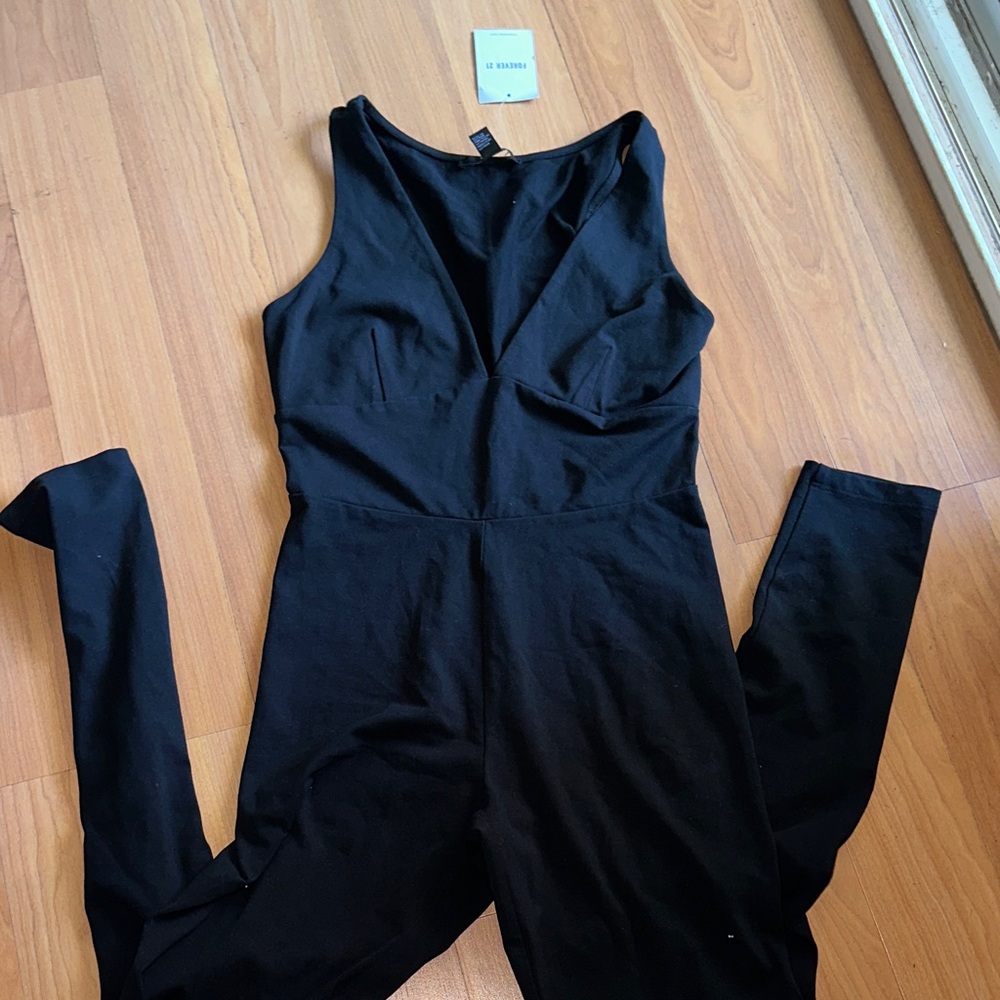 Forever 21 Elegant Black Jumpsuit